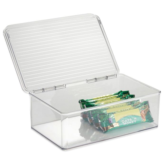 iDesign® Binz™ Stackable Storage Box Bed Bath and Beyond Canada