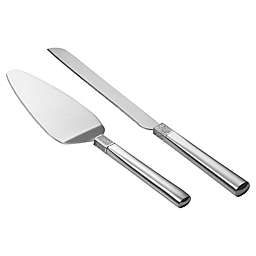 Waterford® Lismore Diamond 2-Piece Cake Knife and Server Set in Silver