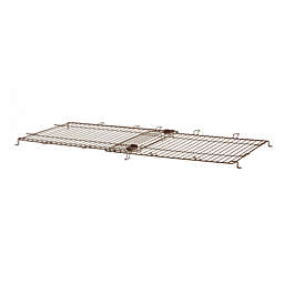 Richell Expandable Pet Crate Wire Top in Brown