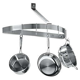 Cuisinart® Brushed Stainless Steel Half Circle Wall Pot Rack
