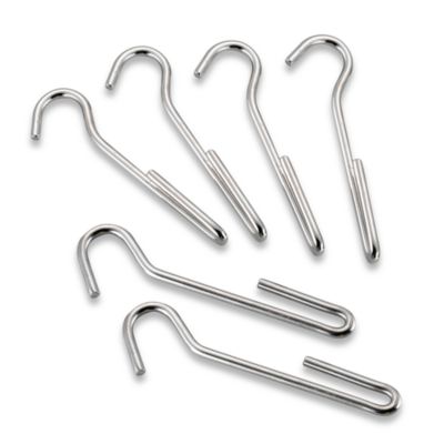 Cuisinart Stainless Steel Pot Rack Hooks Set Of 6 Bed Bath And   5328214146300p