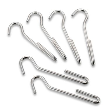 Cuisinart&reg; Stainless Steel Pot Rack Hooks (Set of 6). View a larger version of this product image.