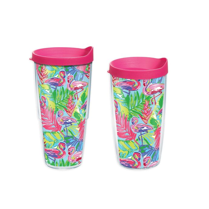 Tervis® Bright Flamingo Tumbler with Lid Bed Bath & Beyond