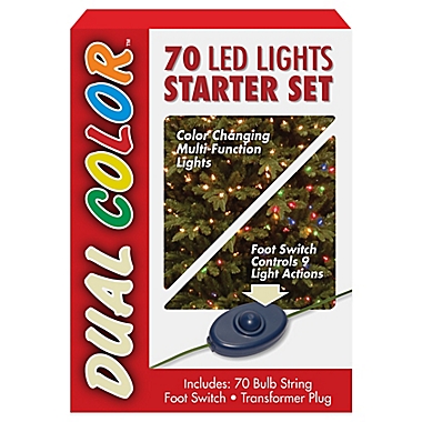 National Tree 70 bulb Dual Color&trade; LED Light String Starter Set. View a larger version of this product image.