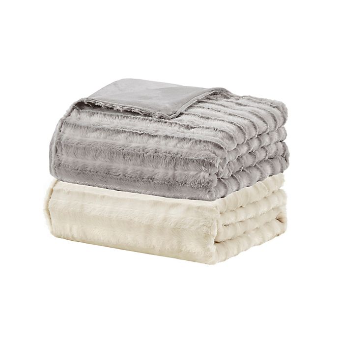 Duke Faux Fur Weighted Blanket, Queen Size Weighted Blanket Bed Bath And Beyond