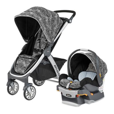 chicco bravo trio travel system black