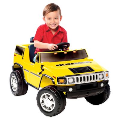 Kid Motorz Hummer H2 One-Seater 6-Volt Ride-On in Yellow