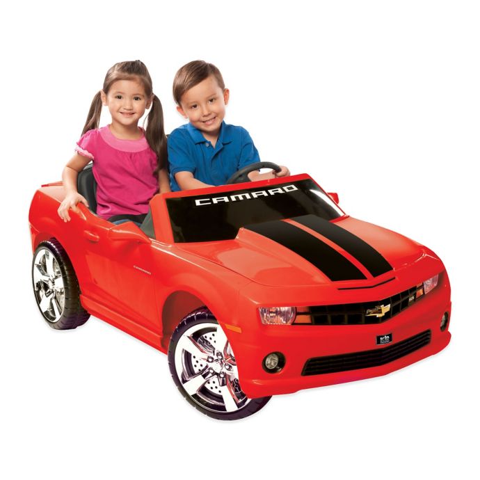 Kid Motorz Chevrolet Racing Camaro 2Seater 12Volt RideOn in Red buybuy BABY