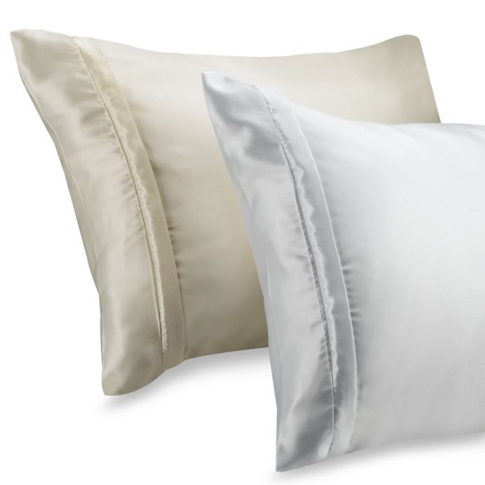 Satin Pillow Protector Bed Bath Beyond