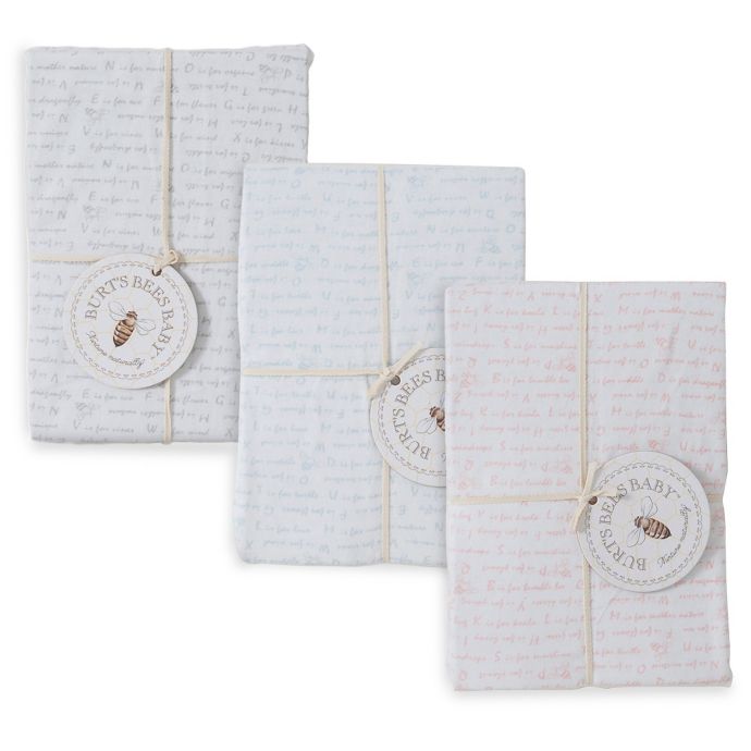 Burt's Bees Baby® Alphabet Bee Organic Cotton Fitted Crib ...