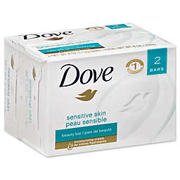 Dove 2-Count 4.25 oz. Sensitive Skin Unscented Beauty Bar