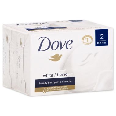 Dove Moisturizing Cream Beauty Bar in White. View a larger version of this product image.