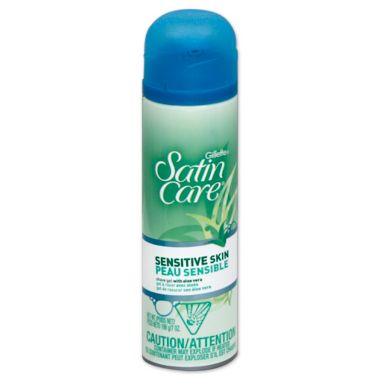 Gillette&reg; Satin Care&reg; 7 oz. Sensitive Skin Shave Gel with Aloe Vera. View a larger version of this product image.