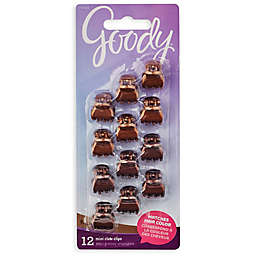 Goody® Colour Collection™ 12-Pack Mini Claw Clip in Brunette