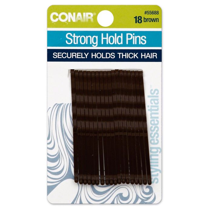Conair 18 Count Strong Hold Bobby Pins In Brown Bed Bath Beyond