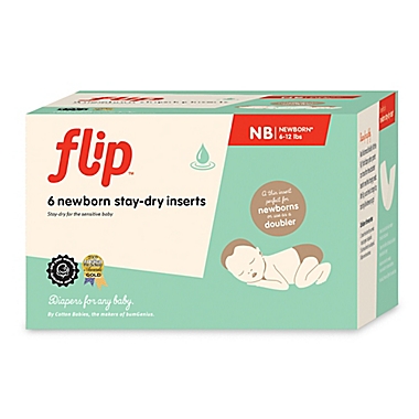 Flip&trade; 6-Count Newborn Stay-Dry Inserts. View a larger version of this product image.