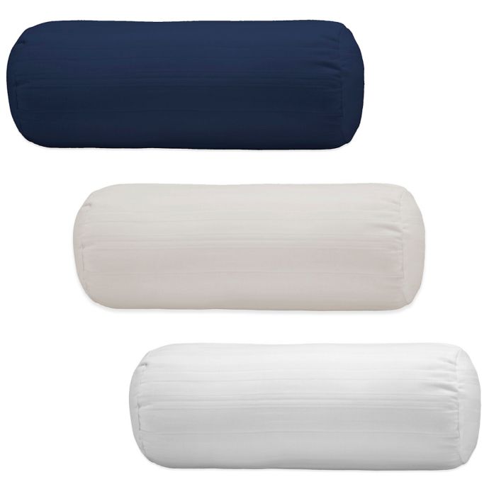 Bedding Essentials Cotton Dobby Neckroll Pillow Protector Bed