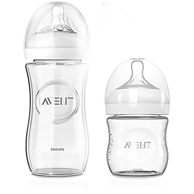Philips Avent Natural 3-Pack Glass Baby Bottles. View a larger version of this product image.
