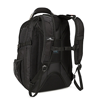 High Sierra&reg; Business Laptop Backpack in Black. View a larger version of this product image.