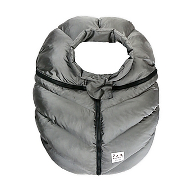 7AM&reg; Enfant Car Seat Cocoon Cover with Micro Fleece Lining in Metallic Grey. View a larger version of this product image.