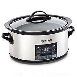 Crockpot&trade; &quot;My Time&quot; 6 qt.Digital Slow Cooker in Stainless Steel