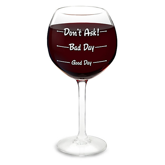 Alternate image 1 for Big Mouth Toys How Is Your Day Wine Glass