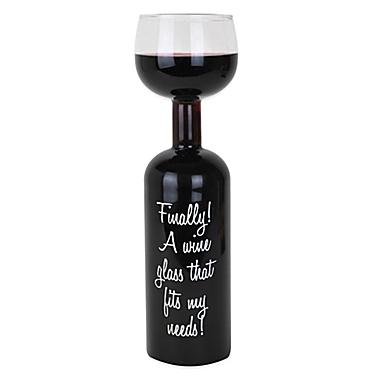 Big Mouth Toys Wine Bottle Glass. View a larger version of this product image.