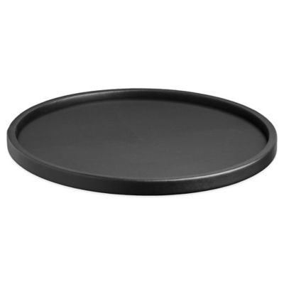 black serving tray for ottoman