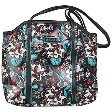 Hadaki Ana&#39;s Insulated Lunch Tote in Luna Blue Safari Paisley. View a larger version of this product image.