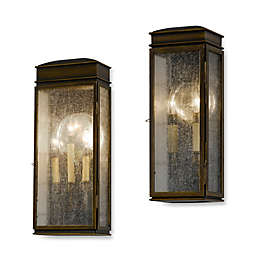 Feiss® Whitaker Outdoor Wall Lantern in Astral Bronze
