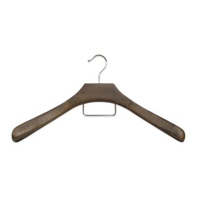 Natural Wood 17 Inch Shirt Hangers (Set of 5) | Bed Bath & Beyond