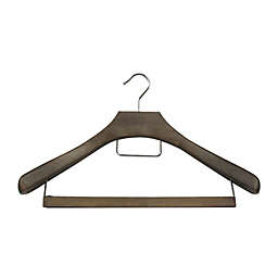 Refined Closet™ Suit Hanger with Non-Slip Wooden Bar in Walnut