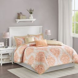 Orange Duvet Covers Bed Bath Beyond