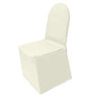 Alternate image 0 for Basic Polyester Cover for Banquet Chair in Ivory