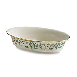 Lenox® Holiday™ Oval Vegetable Bowl in Gold