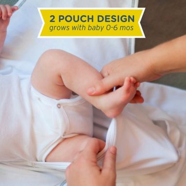Nested Bean Zen Swaddle Classic&trade; in Stardust Grey. View a larger version of this product image.