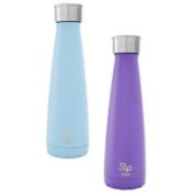 S'ip by S'well&reg; 15 oz. Stainless Steel Water Bottle