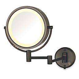 Bronze Makeup Mirror Bed Bath Beyond, Wall Mount Makeup Mirror Bronze
