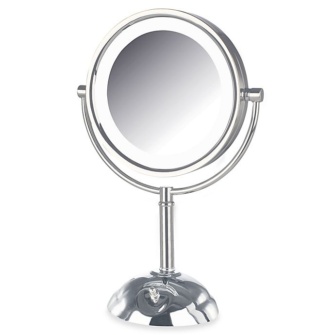 Jerdon 8x 1x Led Lighted Vanity Mirror, Illuminated Vanity Mirror