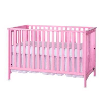 pink convertible crib