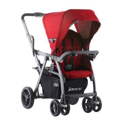 joovy double stroller red