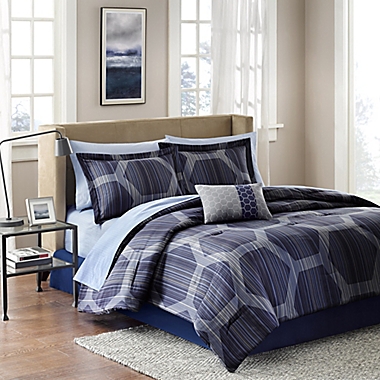Madison Park Rincon 9-Piece King Comforter Set. View a larger version of this product image.