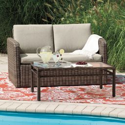Mason Wicker 2-Piece Loveseat Set
