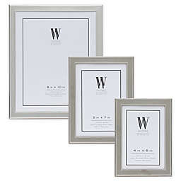 W Home™ Beaded Picture Frame in Silver