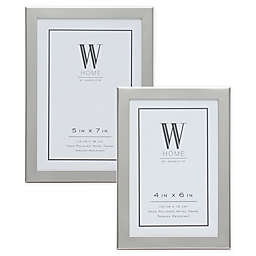 W Home™ Plain Border Picture Frame in Silver