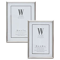 W Home™ Narrow Picture Frame in Silver