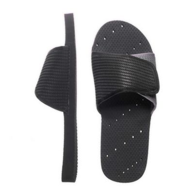 black shower shoes