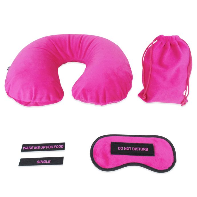 Travel Sleep Set with Eye Mask and Neck Pillow | Bed Bath & Beyond