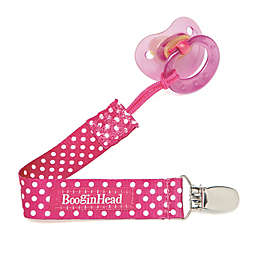 Booginhead® PaciGrip Pacifier Holder in Pink Dot