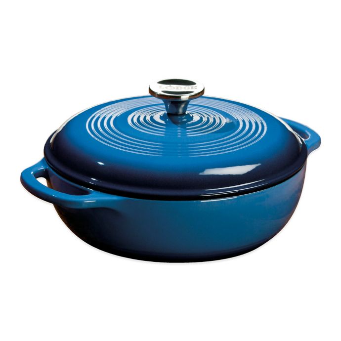 Lodge 3 qt. Enameled Cast Iron Dutch Oven Bed Bath & Beyond